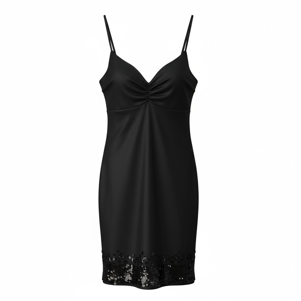 Guess Jeans NWT black slip mini dress, size 3